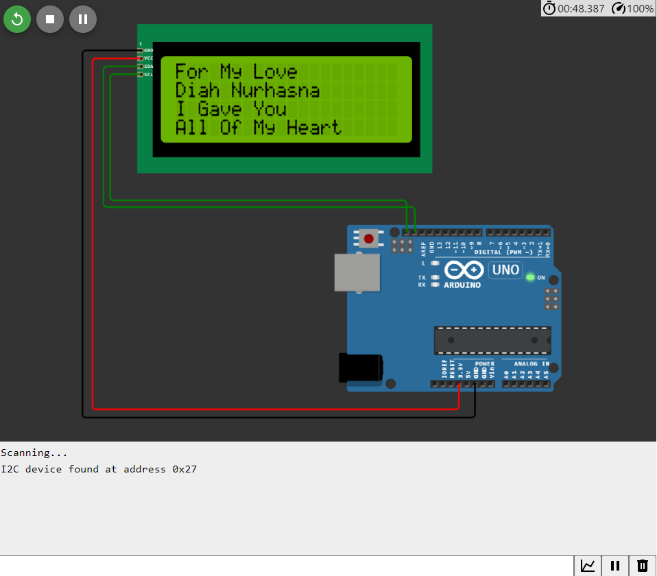 Arduino I2C LCD